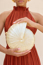 CULT GAIA SIRENA CLUTCH IN IVORY