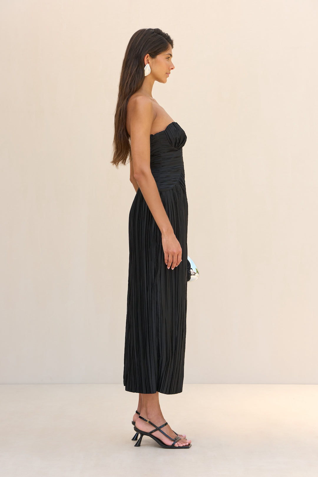 CULT GAIA ASHIKA GOWN IN BLACK