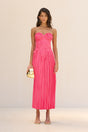 CULT GAIA ASHIKA GOWN IN SANGRIA