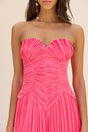 CULT GAIA ASHIKA GOWN IN SANGRIA