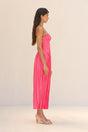 CULT GAIA ASHIKA GOWN IN SANGRIA