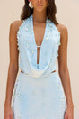 CULT GAIA ISSEY DRESS IN HYDRANGEA