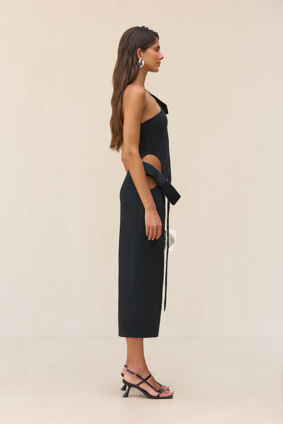 CULT GAIA BLENDA KNIT DRESS IN BLACK