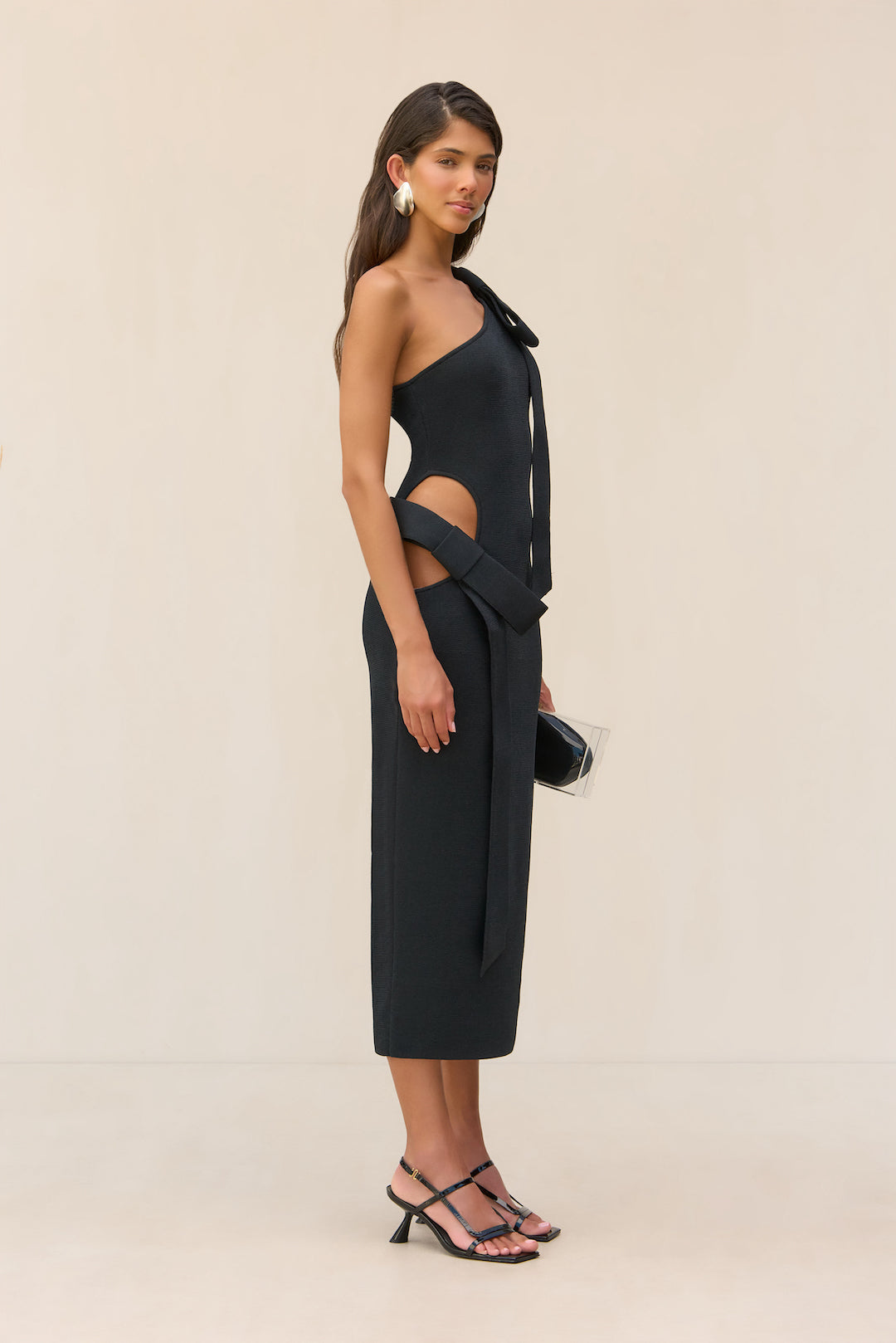 CULT GAIA BLENDA KNIT DRESS IN BLACK