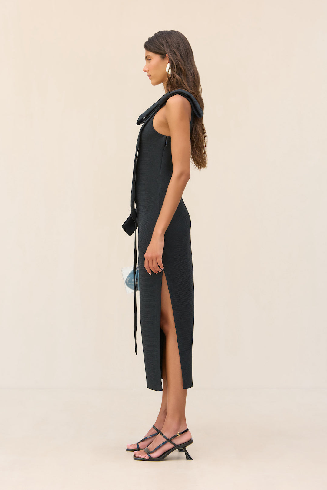 CULT GAIA BLENDA KNIT DRESS IN BLACK