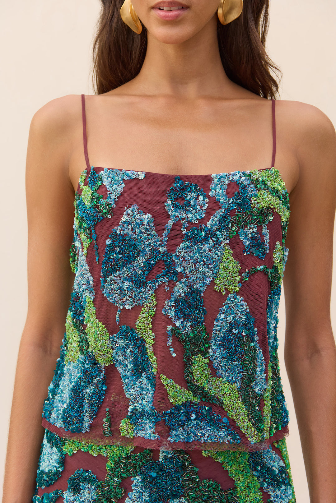 MAISON TOP - TULIP PRINT