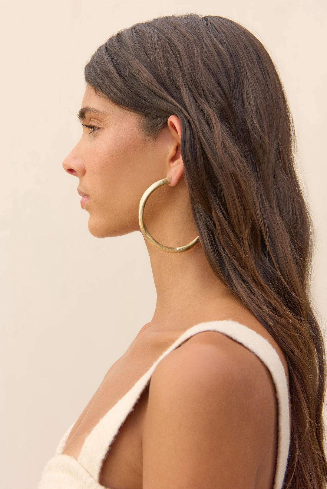 DAKOTA EARRING - BRUSHED BRASS