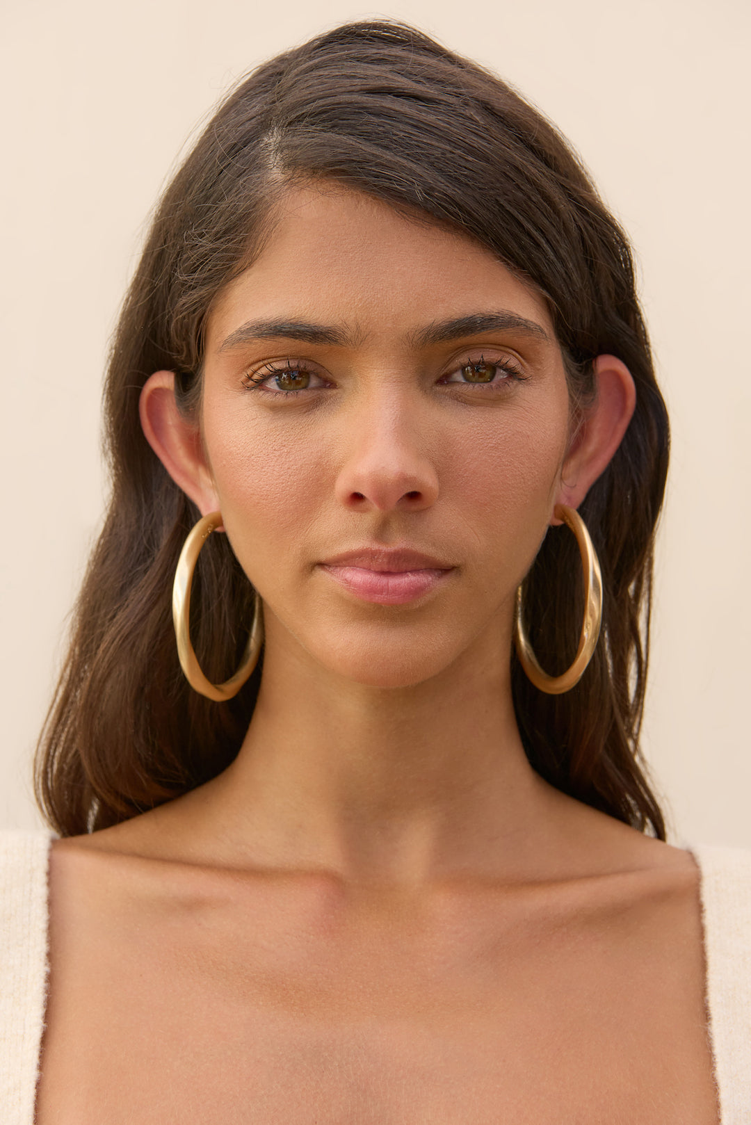 DAKOTA EARRING - BRUSHED BRASS