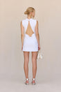 HARLOW KNIT DRESS - OFF WHITE