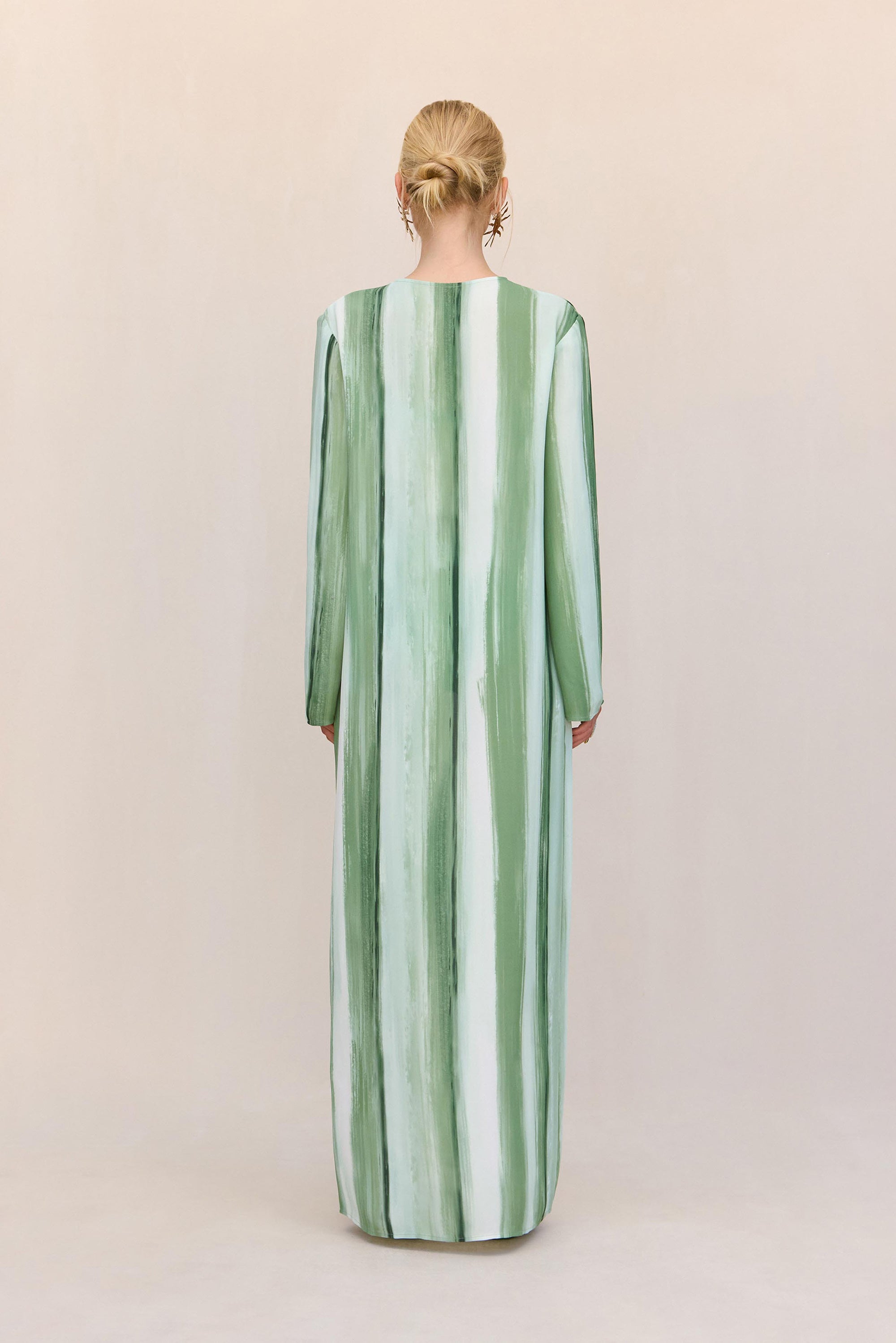 MENDEL DUSTER - CALLA LILY PAINTED STRIPE