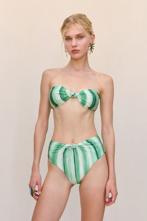 MENDEL DUSTER - CALLA LILY PAINTED STRIPE