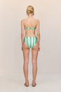 OSWIN BIKINI BOTTOM - CALLA LILY PAINTED STRIPE