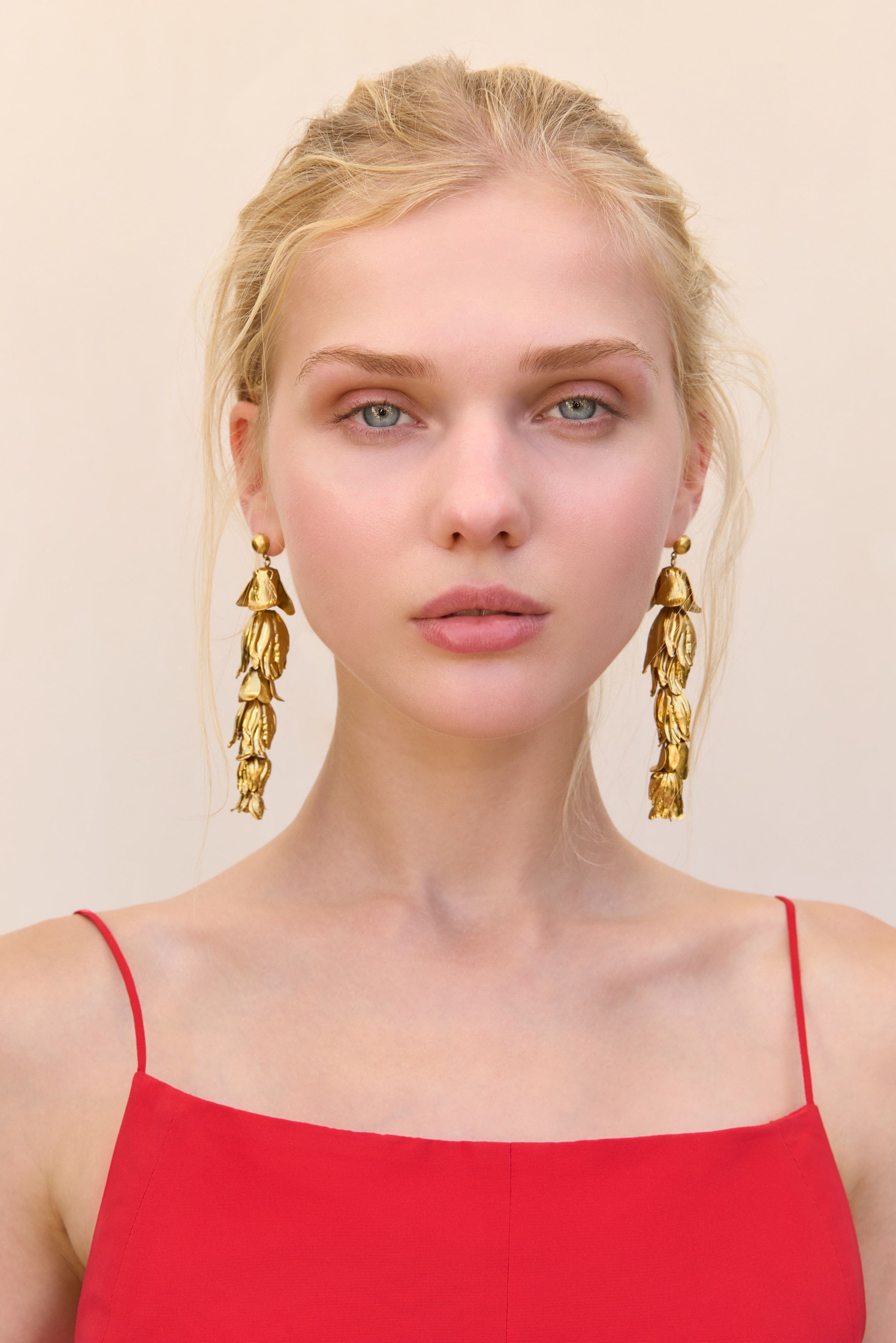 SAFIRA EARRING - ANTIQUE BRASS