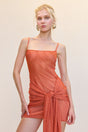 ETHAN KNIT DRESS - PERSIMMON