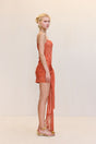 ETHAN KNIT DRESS - PERSIMMON