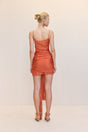 ETHAN KNIT DRESS - PERSIMMON