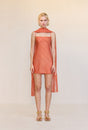 ETHAN KNIT DRESS - PERSIMMON
