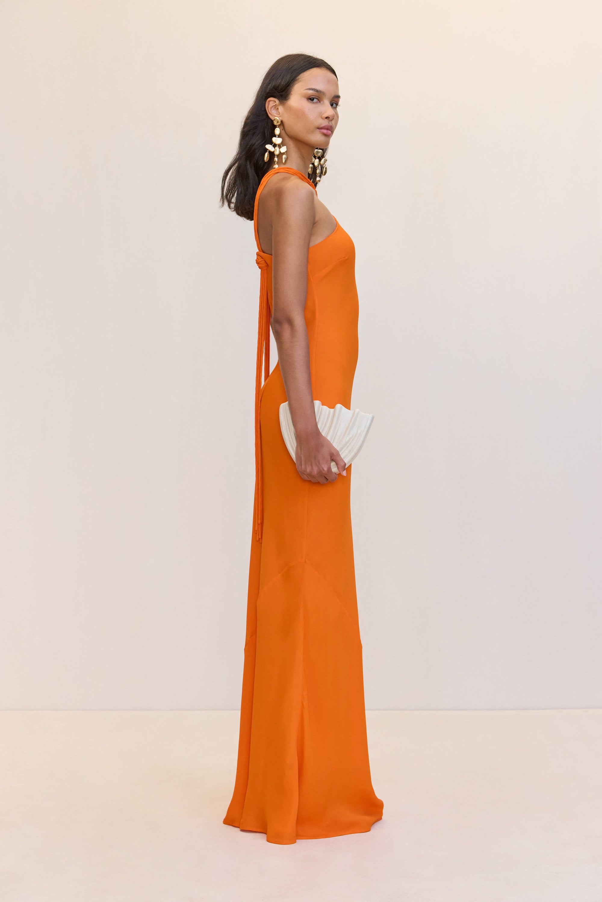PHEOBE GOWN - PERSIMMON