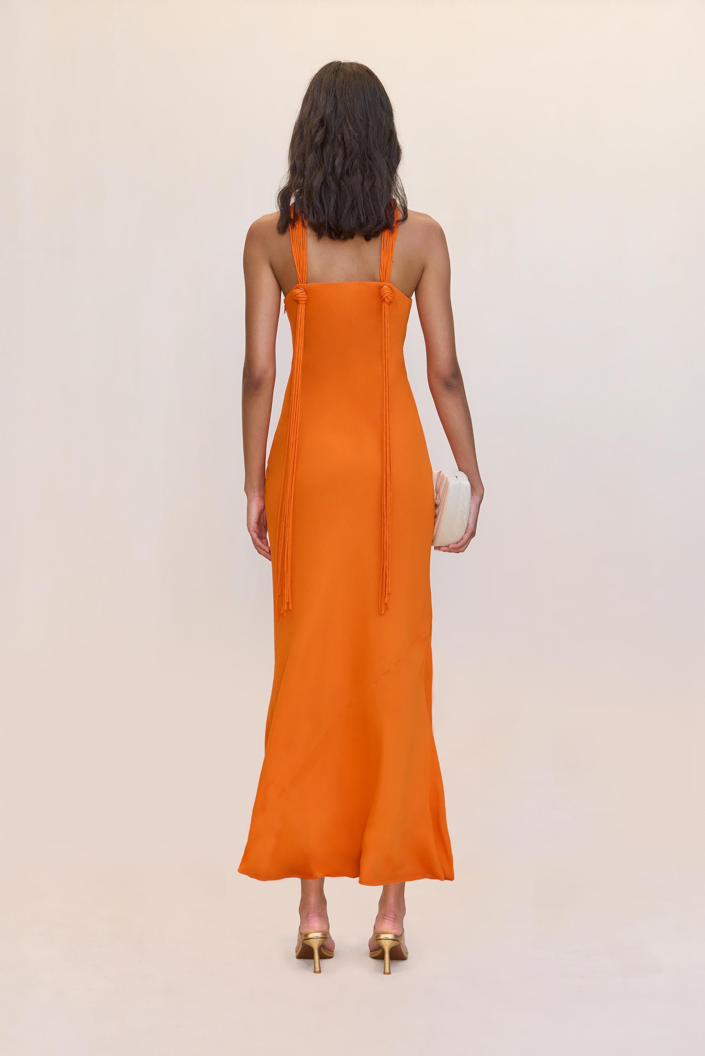 PHEOBE GOWN - PERSIMMON
