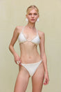 CHARLIE BIKINI TOP - OFF WHITE