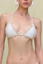 CHARLIE BIKINI TOP - OFF WHITE