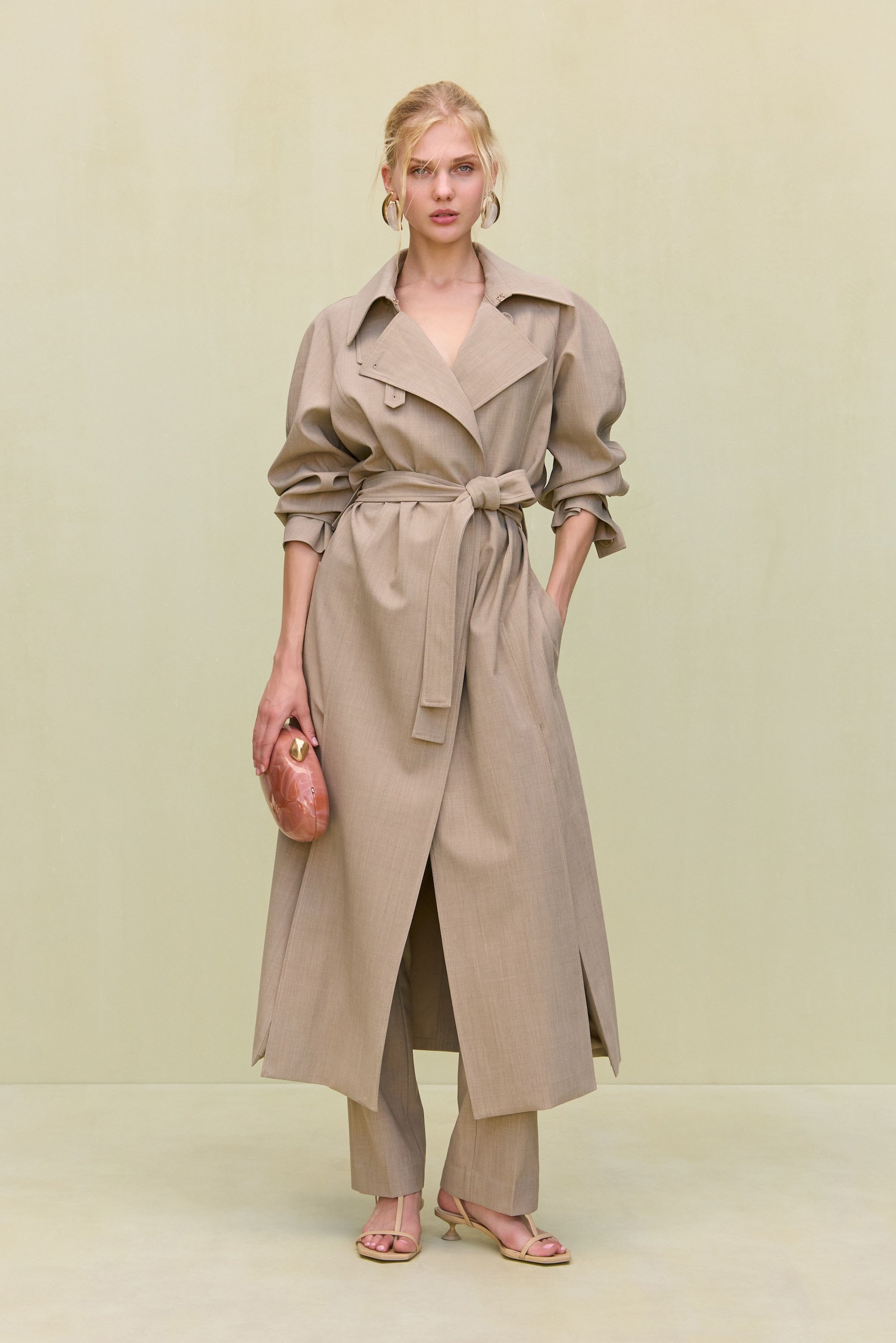 BRIGITA COAT - BEIGE