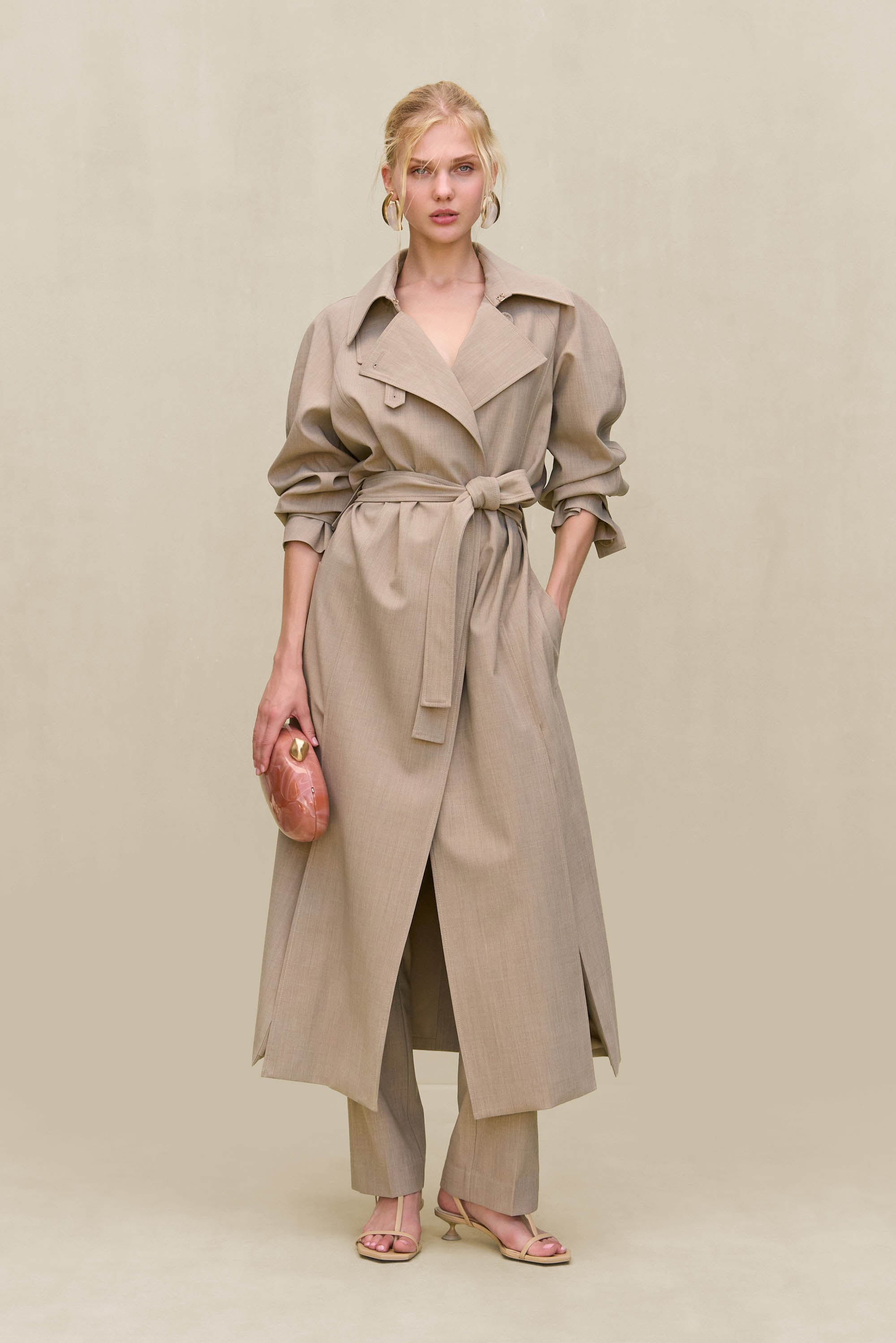 BRIGITA COAT - BEIGE