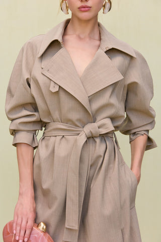 BRIGITA COAT - BEIGE