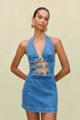 ANICE DRESS - STONE WASH