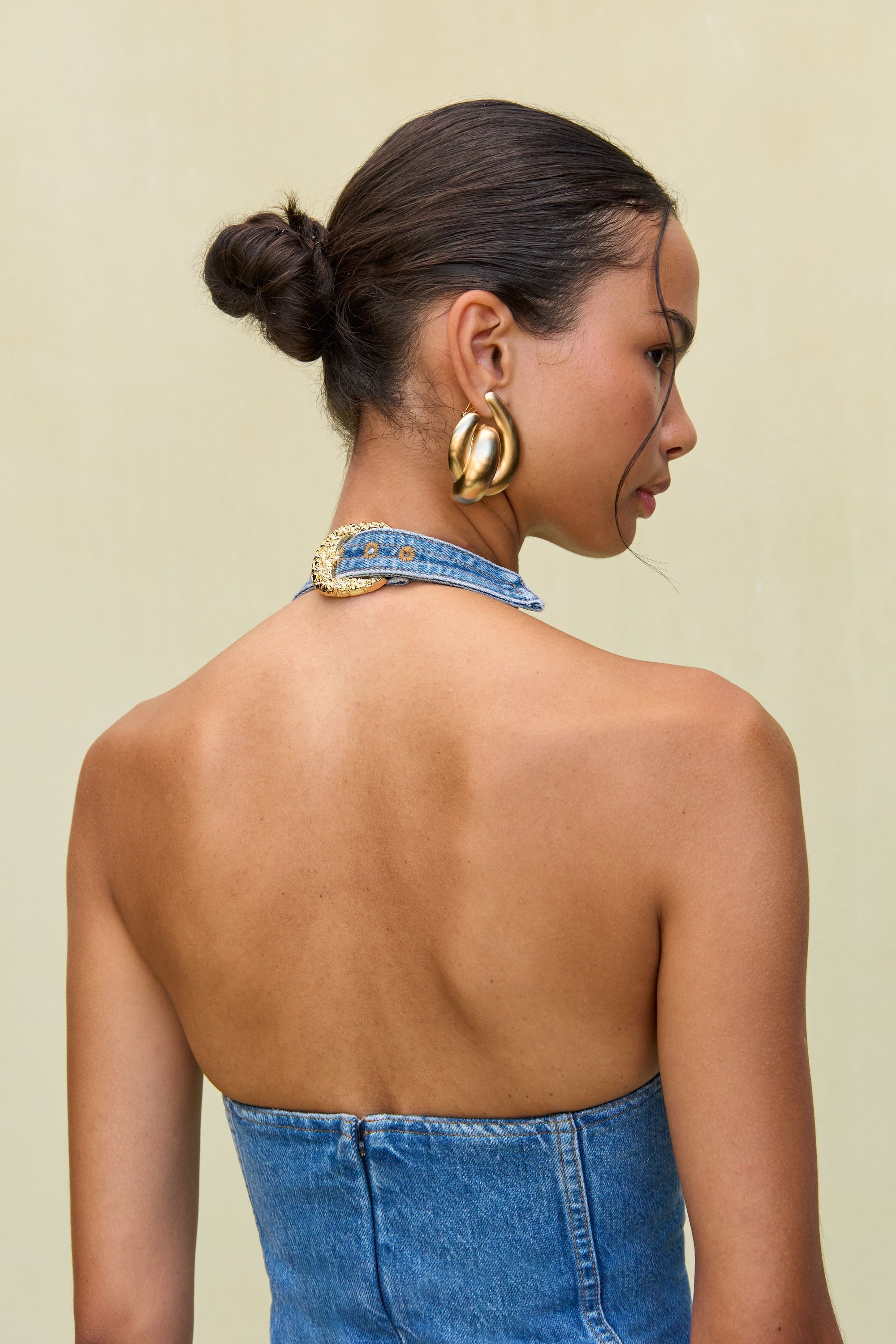 ANICE DRESS - STONE WASH