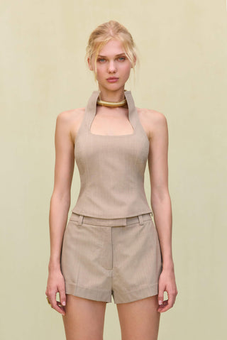 DULCIE TOP - BEIGE