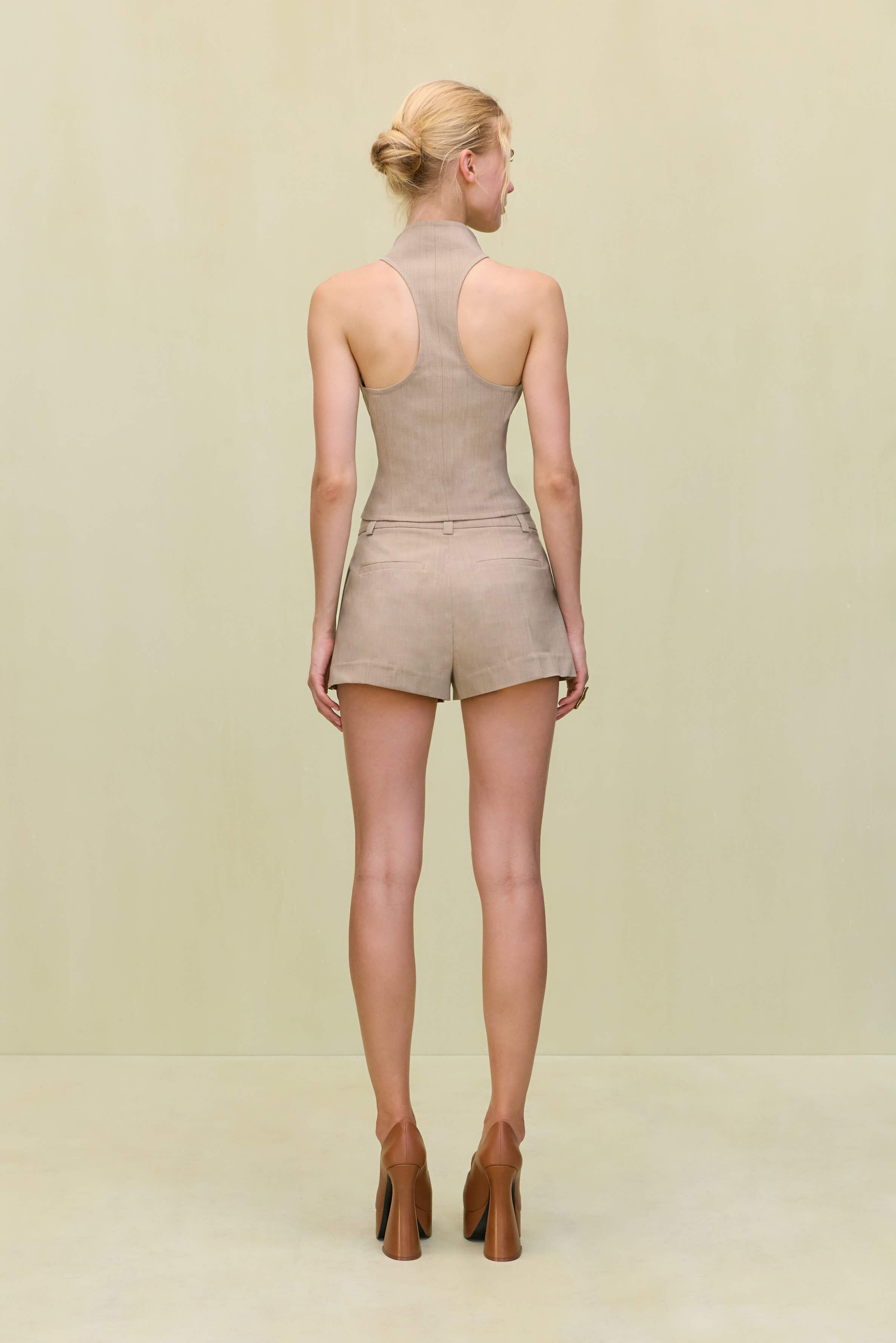 DULCIE TOP - BEIGE