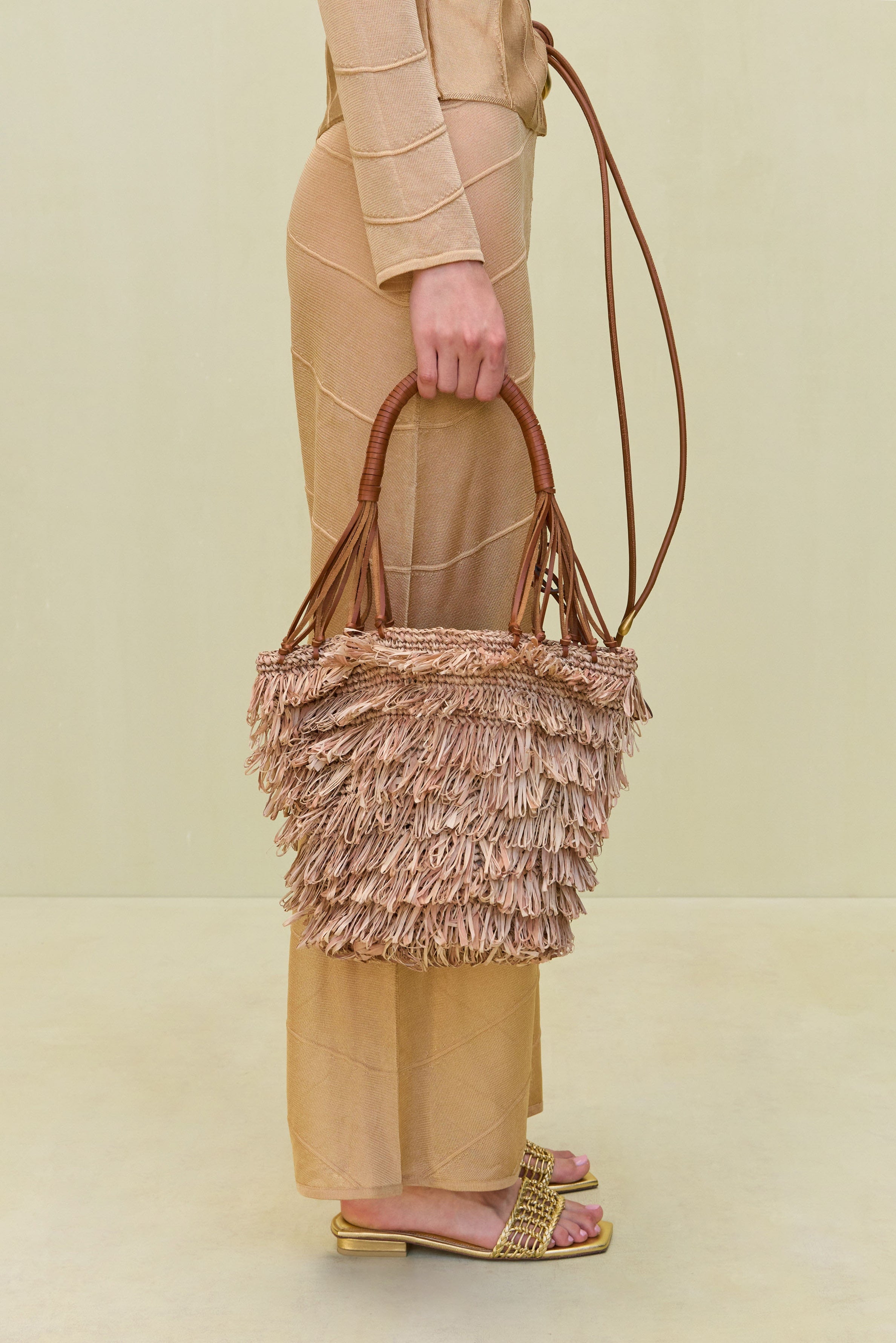 MILADIA SHOULDER BAG - TOASTED NATURAL