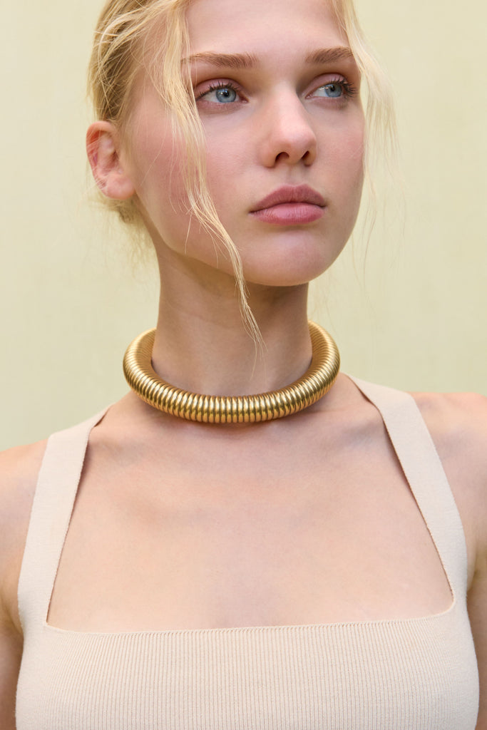 CHARLIQUE CHOKER - ANTIQUE BRASS – CULT GAIA