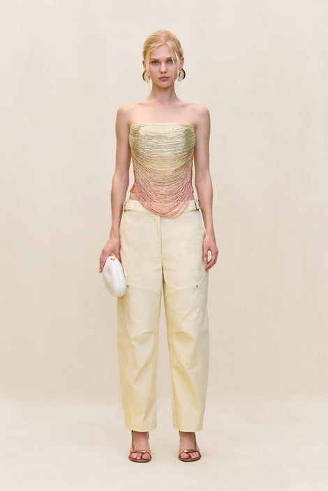 CASSIUS KNIT BODYSUIT - BEACH