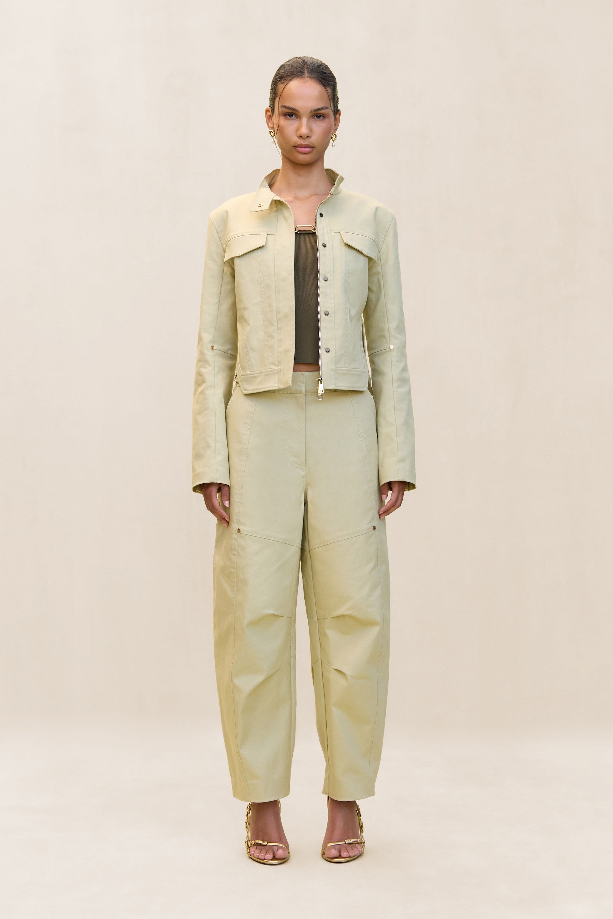 MADDY PANT - KHAKI