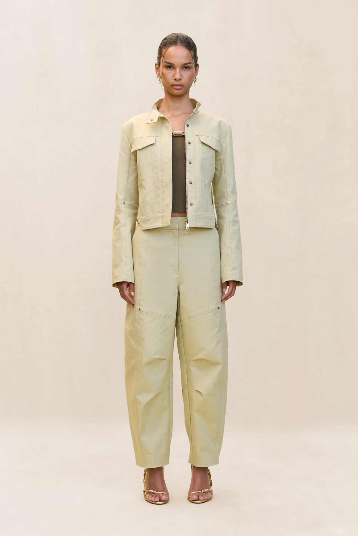 MADDY PANT - KHAKI
