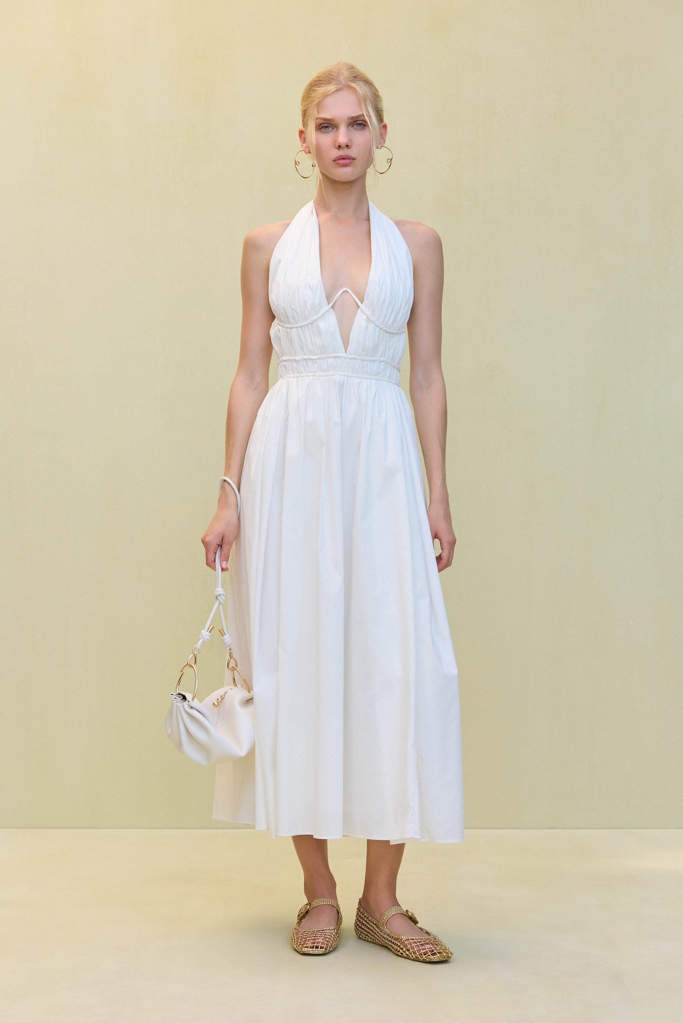 DASIA DRESS - OPTIC WHITE
