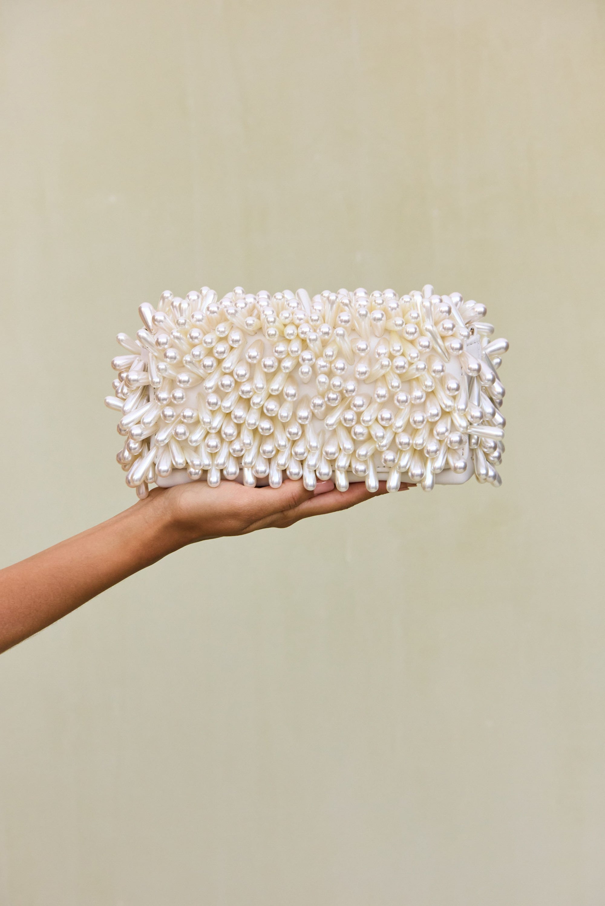 PERLA SHOULDER BAG - PEARL