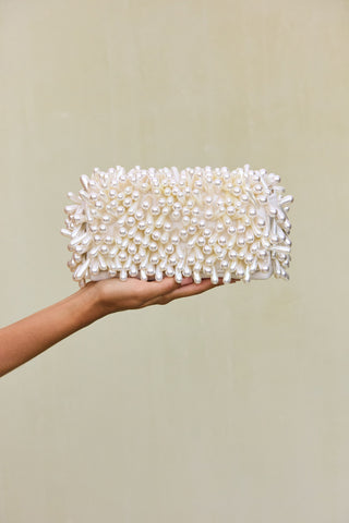 PERLA SHOULDER BAG - PEARL