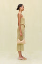 ANURA KNIT SKIRT - GOLD