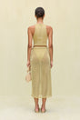 ANURA KNIT SKIRT - GOLD