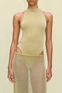 CASSIUS KNIT BODYSUIT - GOLD