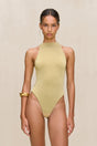 CASSIUS KNIT BODYSUIT - GOLD