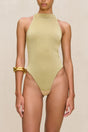 CASSIUS KNIT BODYSUIT - GOLD