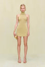 KAYLILAH KNIT DRESS - GOLD