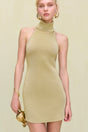 KAYLILAH KNIT DRESS - GOLD