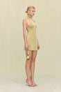 KAYLILAH KNIT DRESS - GOLD