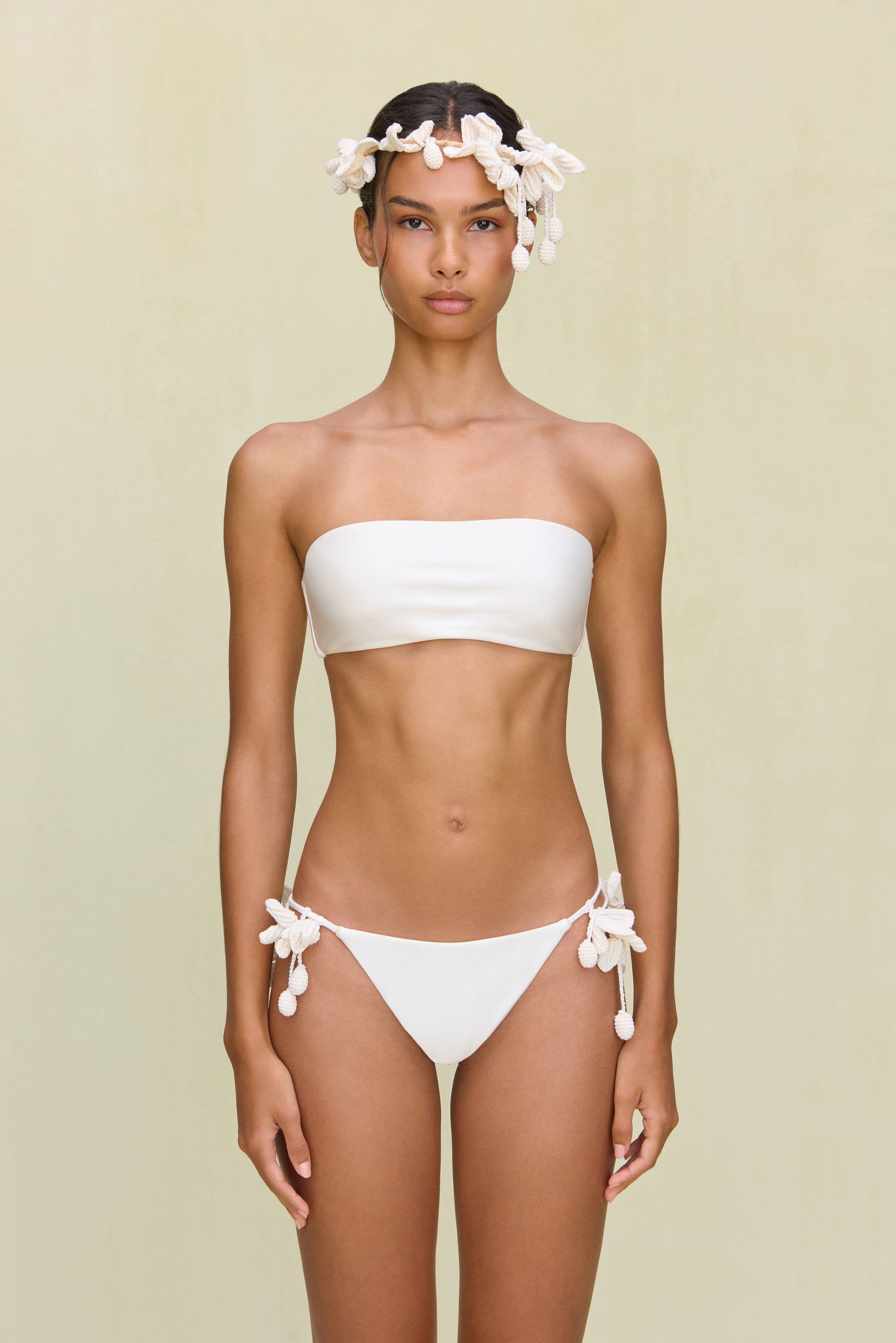 ESTRELLA BIKINI TOP - OFF WHITE