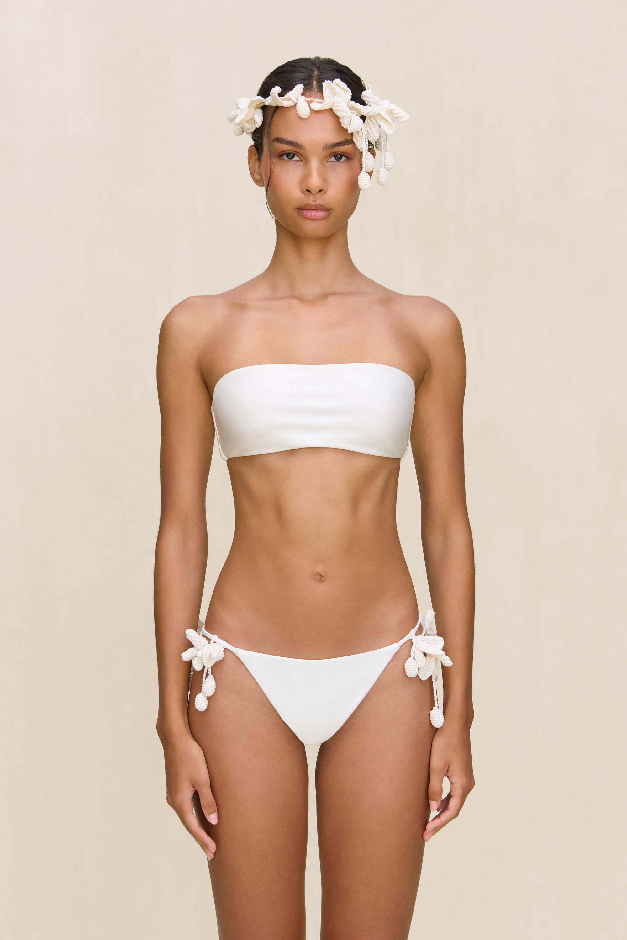 ESTRELLA BIKINI TOP - OFF WHITE